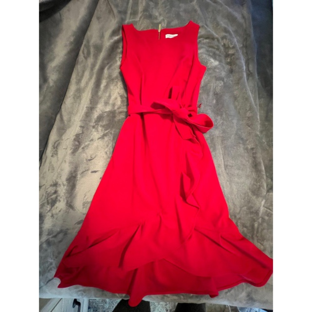NWOT Red Calvin Klein Dress